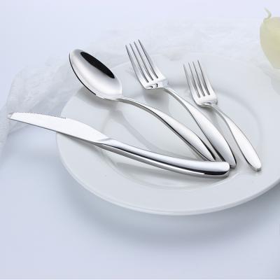 China Silver Ware 2018 Viable Chinese Spoon And Fork Cutlery Stainless Set for sale