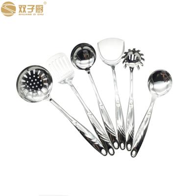 China Sustainable Kitchen Accessories Custom High Quality Tools Cooking Utensil Stainless Kitchenware Set for sale