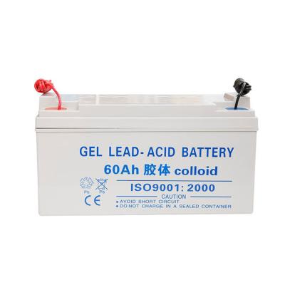 China Please see details page professional made 12V 60Ah high purity lead acid GEL lead acid gel battery lead solar system battery for sale