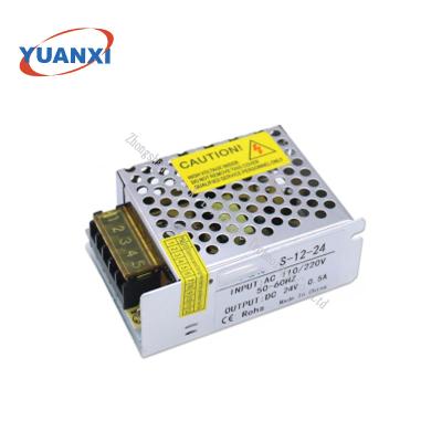 China Aluminum& Stainless Steel Shell 24W Power Supply Changeover AC 110V-220V To 24V 1A 24W for sale