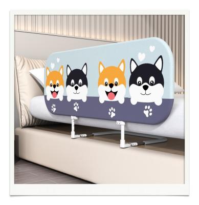 China Oxford Cloth New Arrival Cartoon Design Bed Rail For Baby Easily Packed Style Moving Protective Guardrail For Baby Good Quality for sale