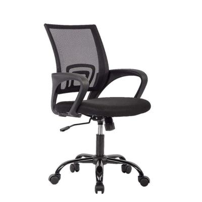 China Simple Luxury Rotating Task Office Chair Ergonomic Mesh Computer Chair With Wheels And Arms And Lumbar Support for sale