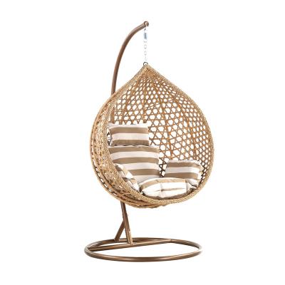 China Modern Indoor Balcony Hanging Basket Domestic Leisure Hanging Basket Chair Large Size Courtyard Outdoor Swing Chair for sale