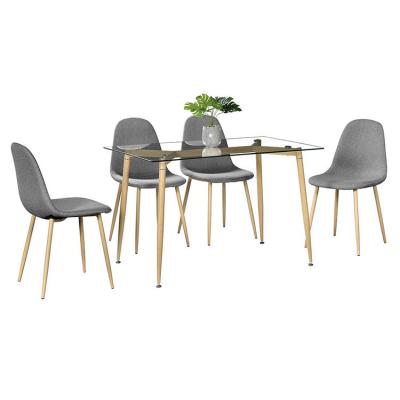 China Set Contemporary Luxury Dining Chair Table Set for sale