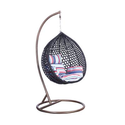 China Modern Hot Sale Rattan Patio Egg Swing,Hanging Chair Outdoor Furniture Patio Swings for sale