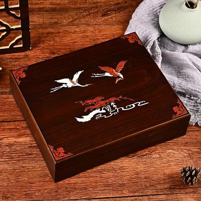 China Handmade Wood Art Set Candy Boxes OEM Piano Finish Essential Oil Craft Wooden Boxes for sale