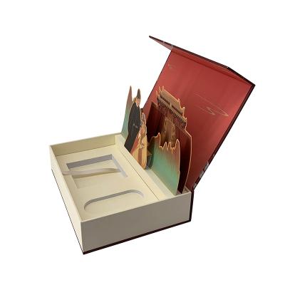 China Handmade Eco-Friendly Chocolate Free Magnetic Lid Ribbon 3D Design Mailing Cardboard Food Tea Gift Packaging Paper Boxes for sale