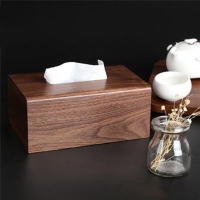 China Handmade Unfinished Portable Classic Paper Inlay Baby Memory Wooden Tissue Box for sale