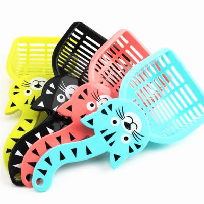 China Viable Promotional Durable Plastic Dog Cleaning Tools Dirt Scooper Cat Sand Shovel Waste Scoop for sale