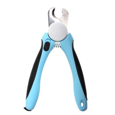 China Viable Wholesale TPR PP Stainless Steel Pet Sharp Nail Clippers For Dogs And Cats for sale