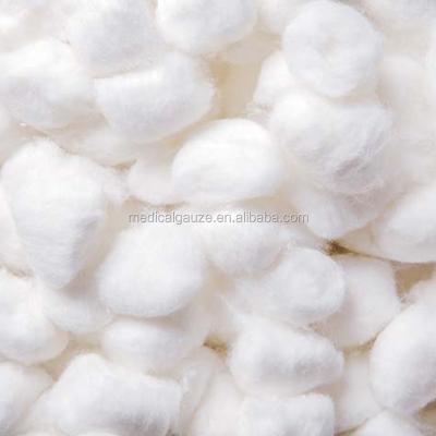 China Eco-Friendly Disposable Sterile Cotton Ball One Time Use Good Quality Absorbent Cotton Balls for sale