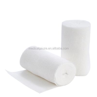 China Sterile White Cotton Wrapped Gauze Care Absorbent Bandages for sale