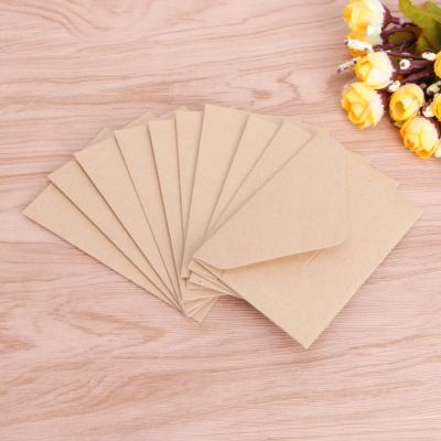 China Gift Envelope Custom Printed Eco - Friendly Brown Kraft Paper Envelopes for sale