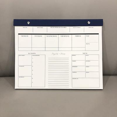 China Wall Calendar Paper Small Memo Pad Daily Planner Desk Checklist Notepad for sale