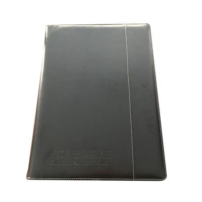 China Reasonable Leather PU A4 Meeting Folders Leather Tied Folder for sale