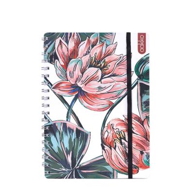 China 2021 Spiral color printing creative notebook hardcoverl paper diary for sale