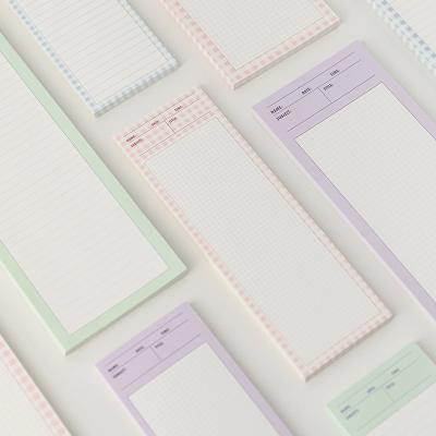 China Memo Pad Wholesale 2022 Hot Custom Colorful Memo Pad Colorful Glue Top Glue Notepad Daily Weekly Amazon Note Pad for sale