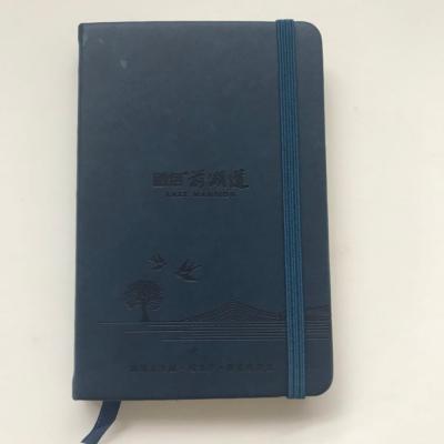 China Promotional Custom A6 Hardcover Logo Printing Gifts Notebook for sale