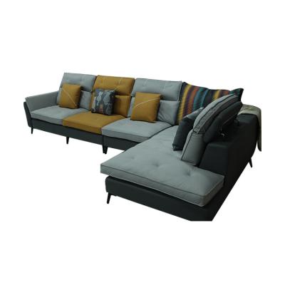 China Factory Direct Sale Other Art Space Saver Double Color Modern Living Furniture 4 Seaters Sofa for sale