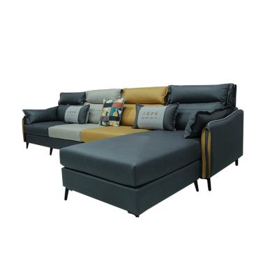 China Other Room Luxury Sectional Sofas Sofa Set Furniture Lounge Living Modern L Shaped Fabric Corner Fabric Sofa for sale