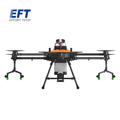 China Drone Agriculture Sprayer EFT Factory Six - Axis Agriculture Sprayer Drone 10L10KG Tank Plug-in Drone Crop Sprayer Agriculture Drones for sale