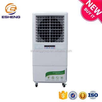 China Restaurant Floor Standing Air Cooler and Portable Evaporative Humidifier Air Conditioner Water Mist Fan for sale