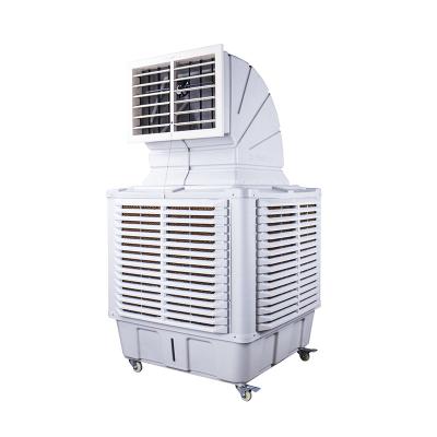 China 100-120m2 220v Portable Electric Commercial Water Desert Air Cooler Industrial Evaporative Mobile Fan for sale