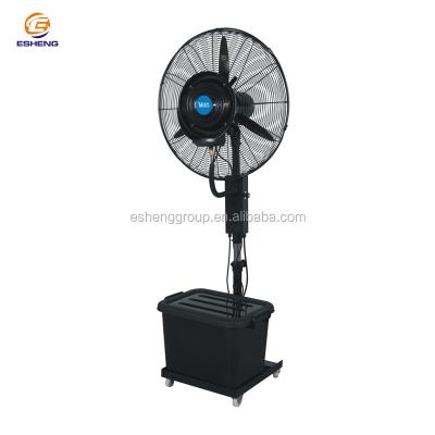 China Factory 10m Outdoor Portable Water Air Cooling Industrial Mist Pedestal Fan With High Pressure for sale