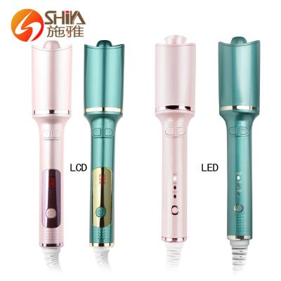 China Automatic Rotating Magic Wand Automatic Curl Rotating Magic Hair Curling Iron Salon Factory Rose Auto Hair Curler for sale