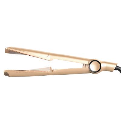 China Outdoor Ceramic Coated Dish 2 in 1 Hair Straightener and Twist Hair Curler with Five Temperarures for sale