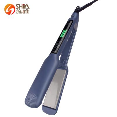 China 1 Inch Titanium Hair Flat Iron Hair Straightener Private Label Hair Straightener Whole Salon Fast Touch Screen PET for sale