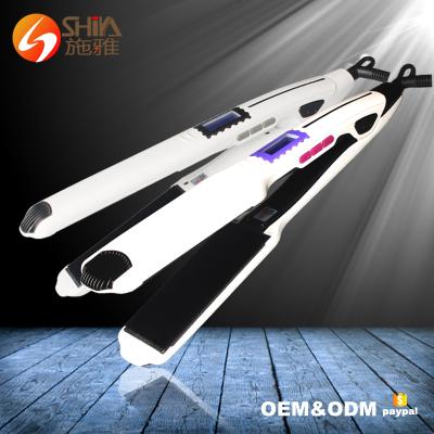 China MCH Hair Straightener Electronic Hair Straightening Flat Titanium Flat Irons For MCH Hair Straightener With LCD Display Indicator for sale