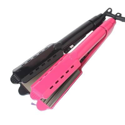 China Outdoor multifunction led flat iron intertek hair straightener with big teeth price for sale