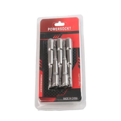 China 6mm*65mm*5PC CRV Material 6.35 Hexagon Magnetic Nut Driver Set for Precise Tightening for sale