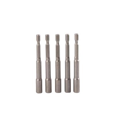 China 7mm*65mm*5PC Strong Magnetic Nut Driver Set with Clear  Marks CRV Material for sale