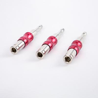 China 1/4HEX Electropleated Bit Tip Holder For Easy Installation And Disassembly for sale