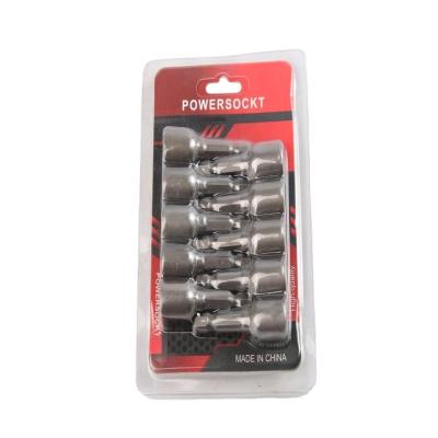 China Natural Finish CRV Material 6.35 Hexagon 10mm*48mm*10PC Strong Magnetic Nut Driver Set for sale