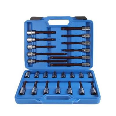 China 55MM To 200MM Bit Socket Set With Bright Color S2 Material for sale