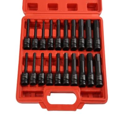 China H5 To H19 20pcs Impact Socket Set Made Of High Durable CR-MO Material for sale