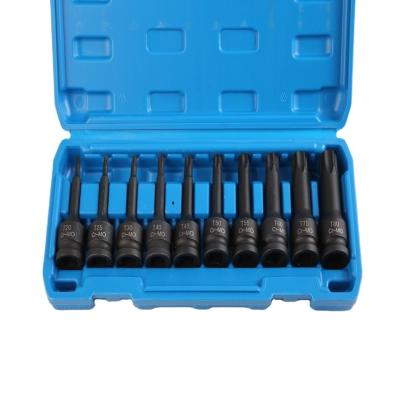 China Black Phosphate Finish 20pcs 78 series T20 to T80 CR-MO Material Durable Impact Socket Set for sale