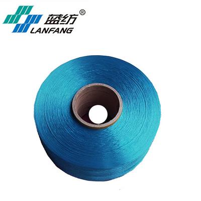 China Recycle FDY Recycled Dope Dyed Recycled Polyester Yarns fdy With GRS for sale