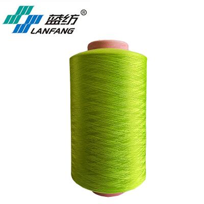 China Bright Trilobal Textured Anti-bacteria DTY Polyester Color Yarn for sale