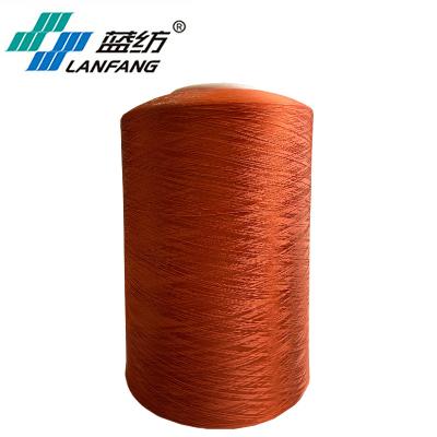 China Anti-bacteria DTY 50D-600D Dope Dyed 100% Polyester Yarn , Polyester Texture Yarn 150/48 for sale