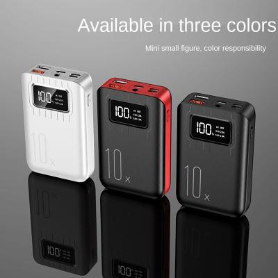 China Gift Mini Charging 2.1a Power Bank 10000mah Slim Free Charging Digital Display Logo Logo Power Bank Fast Fast Portable Power Bank for sale