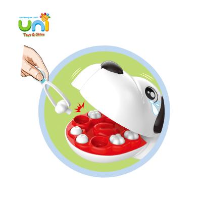 China 2020 New Plastic Doctor Play Tool Kit Pet Toy Preschool Dentist Pretend Play Doctor Set for sale