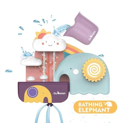 China Amazon Hot Selling Baby Bath Toy Waterfall Wall Toy Elephant Bathtub Wall Toy for Toddlers Baby Bath Toy for sale