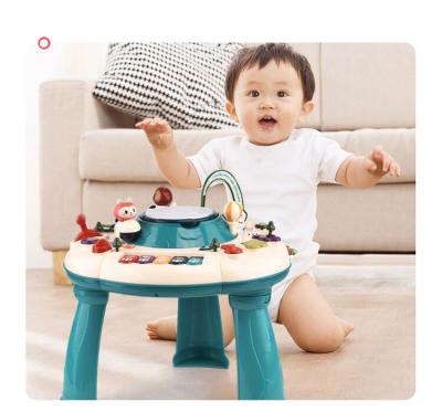 China Hot Sale New Baby Play Table Game Music Plays Light With Drum XF576-049 for sale