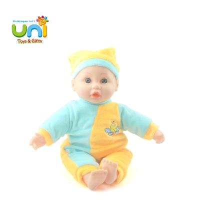 China Musical Toy Fashion Dolls for Children Toy Set Cute Baby Cotton Educational Realistic Reborn Toys 14 Inch Doll for sale