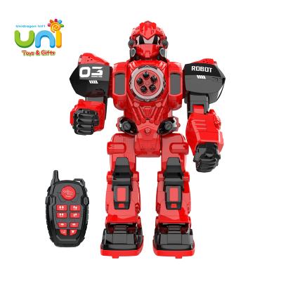 China Toy Funny RC Toy With Sound Battery Operated Robot and Lightweight Electronic Robot for Kids Christmas Gifts for sale