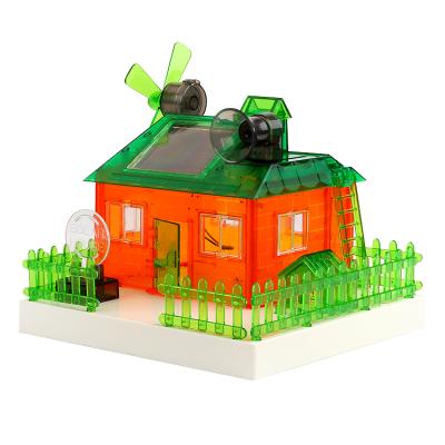 China Kids Playing Games and Education Hot Selling Educational Study Rod Self-Assembled Power System Concept Solar Energy Saving House Toys for Kids for sale